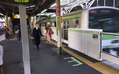 山手線「日暮里駅」ホーム