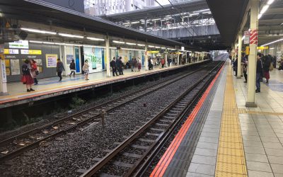 南武線「武蔵小杉駅」ホーム