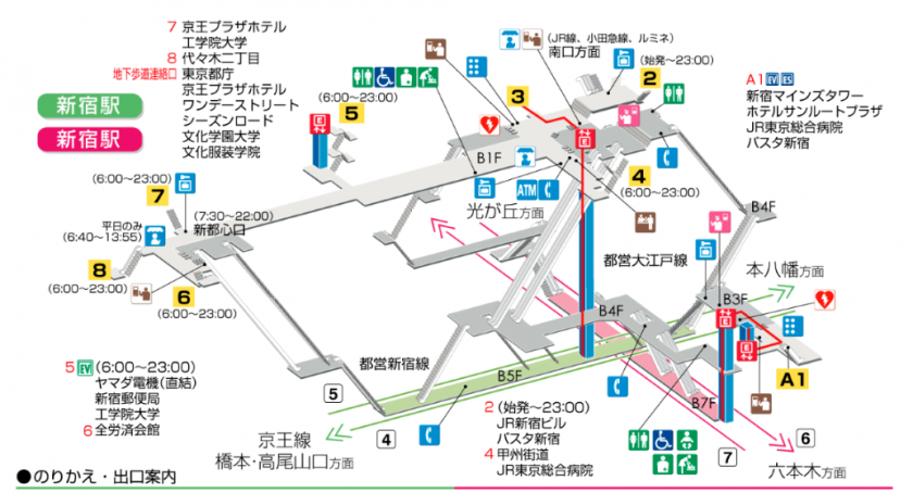大江戸線 新宿駅 から山手線 新宿駅 までのホーム間を歩いてみた ホンネ不動産 不動産で損をしない為のコラムを更新中